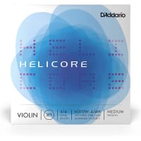 Helicore 4/4 Violin String Set Med, Wound E