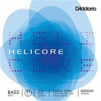 Helicore Solo Series 3/4 Double Bass F# String Medium Tension