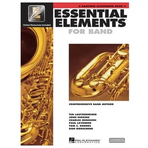 Essential Elements for Band - Eb Baritone Saxophone Book 2 with EEi