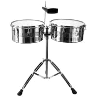 Granite Percussion Timbale Set w/Stand & Cowbell