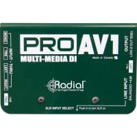 Radial ProAV1 Multimedia Passive Direct Box