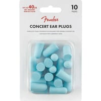 Fender Concert Ear Plugs (10 Pair) Daphne Blue