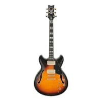 Ibanez JSM10-VYS John Scofield Signature Hollow Body Guitar- Vintage Yellow Sunburst