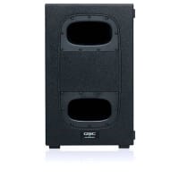 QSC KS112 Ultra-Compact, Powered Highly Portable, Single 12" Bandpass Design Subwoofer in a Birch Enclosure