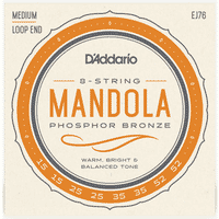 D'Addario EJ72 Mandola Strings Phosphor Bronze Medium