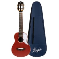 Flight Iris Concert Ukulele Red