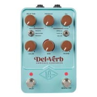 Universal Audio Del-Verb Reverb Companion Effects Pedal - Unleash Studio-Quality Tones for Your Guitar