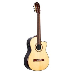 Ortega Private Room Spruce Striped Ebony Nylon String Guitar