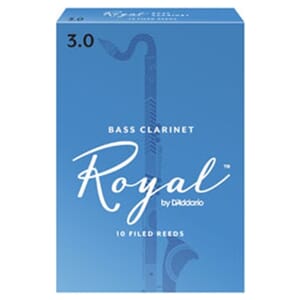 Rico Royal Bass Clarinet Reeds #2.5