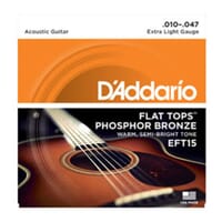D'Addario EFT15 Flat Top Acoustic Strings 10-47