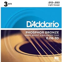 D'Addario EJ16 Acoustic Strings 3/Pack
