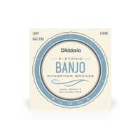 EJ69B D'addario Banjo 5 String Set Bronze Ball End 9-20