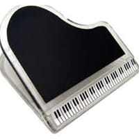 Large Piano Shaped Clip