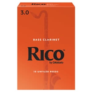 Rico Bass Clarinet Reeds (10) #3.5