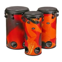 GM 10", 12" and 14" Tubolo Drums - Abstract Orange