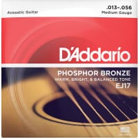 D'addario EJ17 Acoustic Strings, 3-Pack (Phospho Bronze)